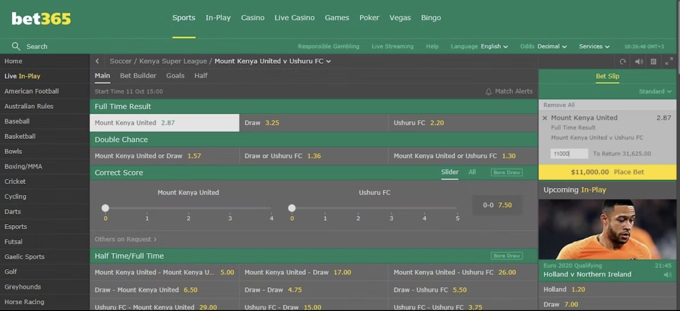 Ставки на спорт