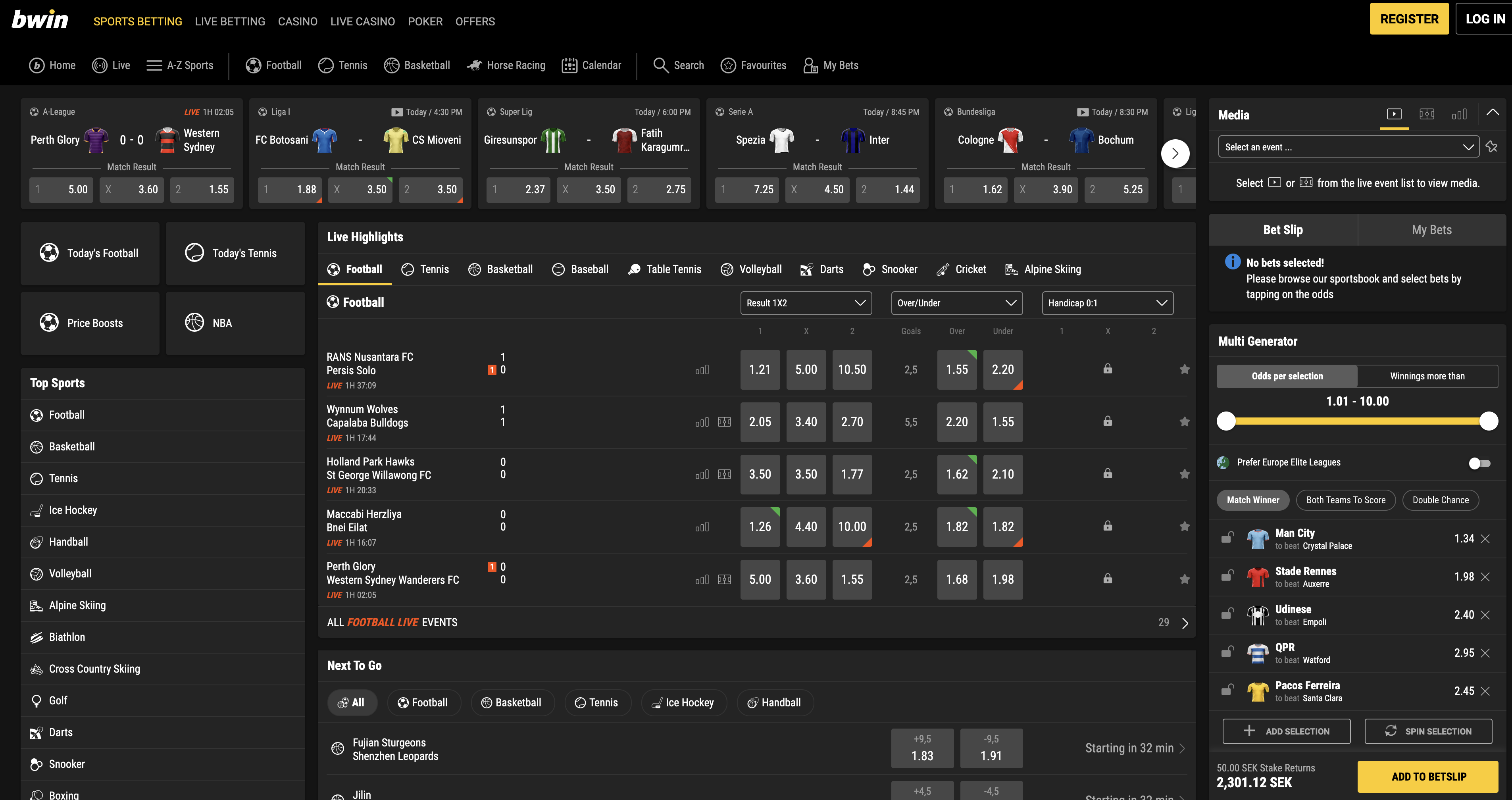 Ставки на спорт