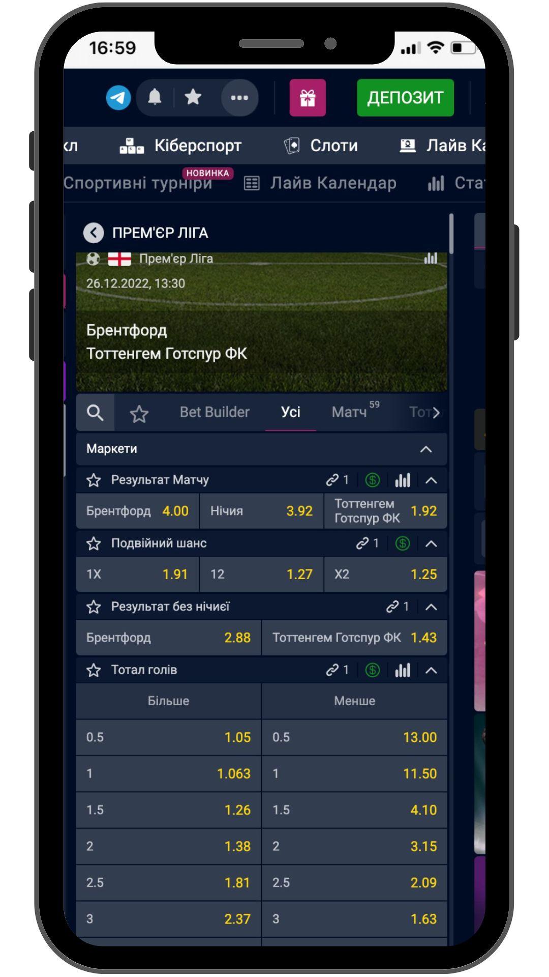 Ставки на спорт